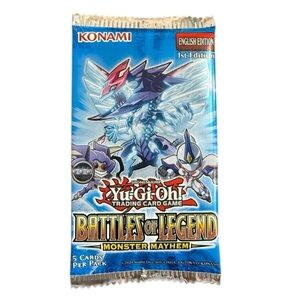 🩵5/$25🩵 Yu-Gi-Oh! Battles of Legend Monster Mayhem Trading Card Pack - 10 Cards